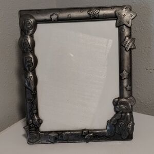 Charming Silver Baby Picture Frame